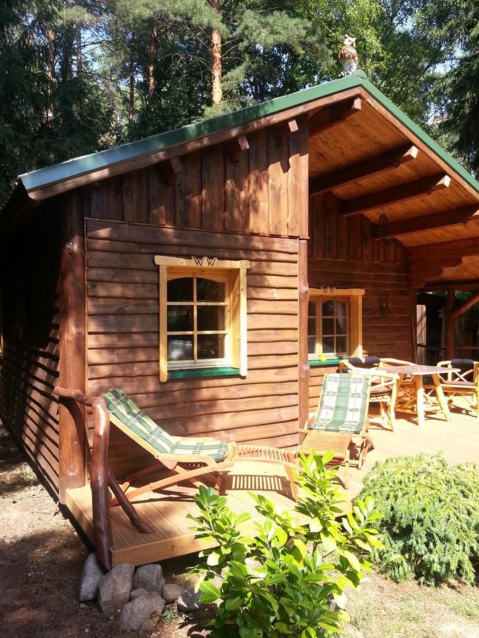Holzhaus Waldwichtel Am Wald Und See Neuruppin Eksteriør bilde