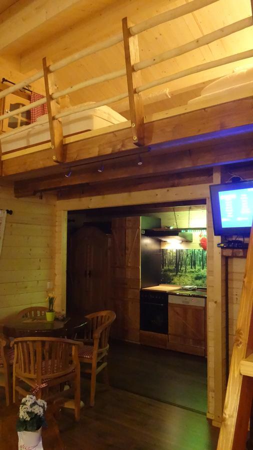 Holzhaus Waldwichtel Am Wald Und See Neuruppin Eksteriør bilde